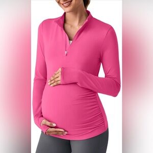 Women's Pink Maternity Top